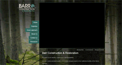 Desktop Screenshot of barrconstruction.com